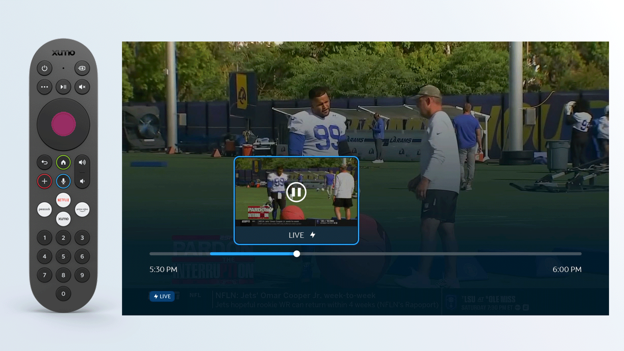 Pausing, rewinding and fast-forwarding live TV in the Spectrum TV App